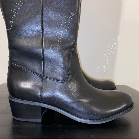 ❤️Leather Over the Knee Back Zip Boots — INC International Concepts —US 7 —Black - Picture 7 of 14